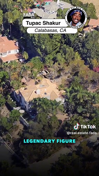 This is Tupac's iconic mansion where he lived before passing away. located in California. 🏡🇺🇸 . #RealEstate #Mansion #House #Tupac #Iconic #California #Music #Legend #Culture #Reels #2pac #TupacShakur #Legacy #Fyp