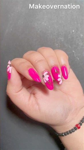 Easy Nail Art 💕#shorts #shortsfeed #nails #nailart #youtubeshorts #diy #2026 #shortvideo #music