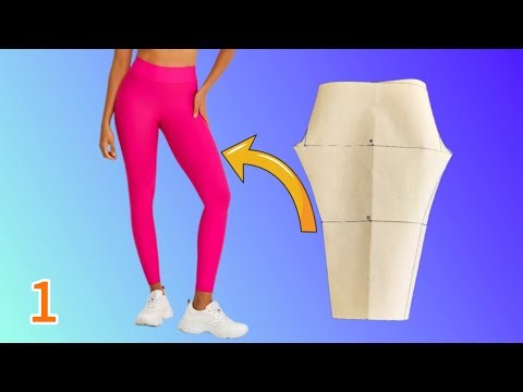 How to make LEGGINGS / pattern making
