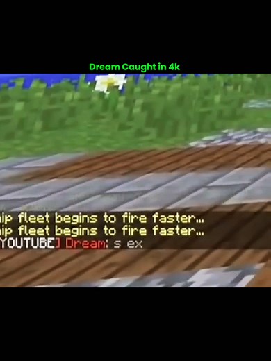 Dream Caught in 4K: A Minecraft Adventure