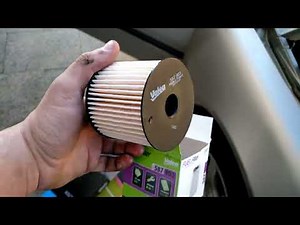 Cambio de filtro gasoil en Peugeot 406 HDI.
