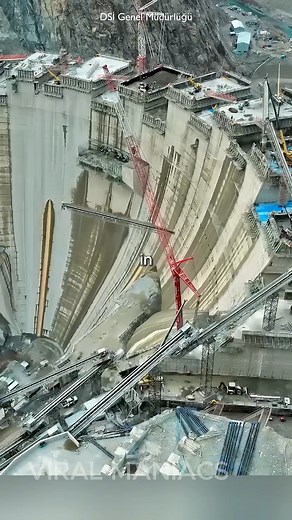 The Construction Of The Tallest Dam In Turkey Megaproject #shorts | Video Content Vairal