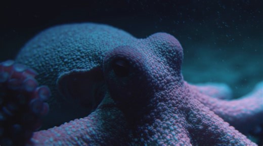 Octopus, Pink, Underwater. Free Stock Video