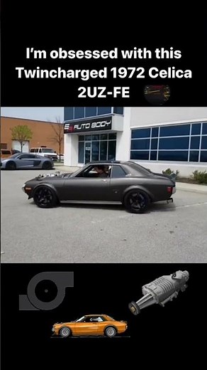 Twincharged 2UZ-FE Swapped 1972 Toyota Celica