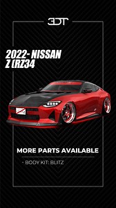 Built to Blitz. ⚡️ Turn your 2022 Nissan Z into a street weapon with the iconic Blitz body kit: now available at 3DTuning. Sharp lines, mean stance, zero compromises. 🚀 Customize it now on our site or app! 🔎 Find this model in: https://www.3dtuning.com/en-US/tuning/nissan/z/2.door.fastback.coupe-rz34.2022 Enjoy it ! 👉 More of us: link in bio! 🏁 #japanesecars #NissanZ #RZ34 #blitzjapan #JDMLegends #ZNation #JDMStyle #ZCulture #ZBuild #TuningLife #3DTuning #WidebodyZ #ZCommunity #Nismo #Z34Bui