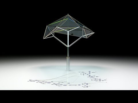 Tree Branch System into Canopy Rhino and Grasshopper