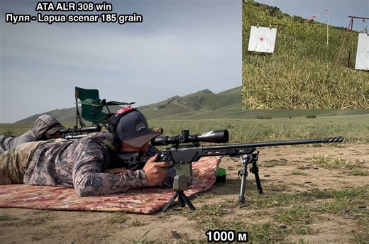 不同口径在1000米射击精度测试：.338LM、.300 PRC、.300 NM、.300 Win Mag、.308 Win、6.5 Creedmoor