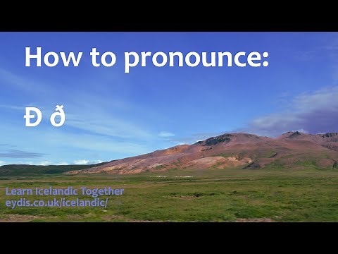 How to pronounce Ð in Icelandic
