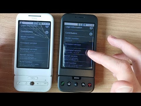 Running Android 1.0 & 1.1 in 2026 ( #HTC G1 )