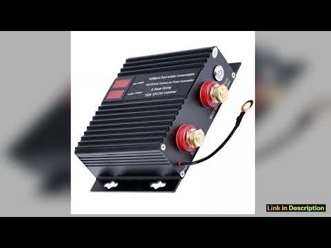 150 Amp Battery Isolator Switch Dual Control Smart Isolator 12V 24V Universal Voltage Sensitive Rel