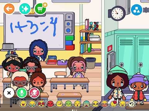 School day in the life with friends