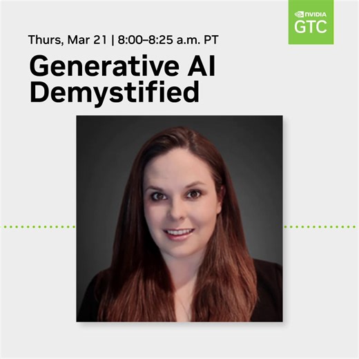 1.2K views · 45 reactions | NVIDIA's Amanda Saunders shares how #generativeAI has introduced a new era of #computing that promises to revolutionize human-computer interaction. ➡️ Check out these top sessions for developers at #GTC24. https://nvda.ws/3PqbqfX | NVIDIA AI | Facebook
