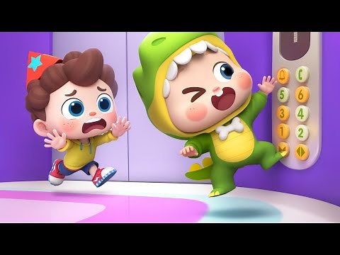 Don't Jump in Elevators, Baby! | Elevator Safety | Five Little Babies | Kids Songs | BabyBus