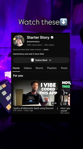 Learn vibe coding from these channels! #vibecoder