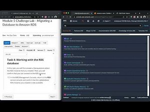 AWS Academy: Module 5 Challenge Lab - Migrating a Database to Amazon RDS