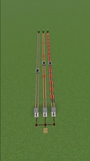 いろんなレールの敷き方 #マイクラ #minecraft #マインクラフト