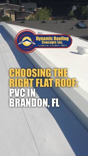 Need a flat roof that can handle grease, chemicals, and Florida heat in Brandon FL? 🔥 A PVC flat roof is built for restaurants, warehouses, and industrial buildings that demand extra durability and fire resistance. For expert PVC roof installation and guidance, call 📞 (813) 657-7663 #PVCRoofing #BrandonFL #BrandonRoofing 🔗 Learn more here: https://www.dynamicroofingconcepts.com/epdm-vs-tpo-vs-pvc/ | Dynamic Roofing Concepts Inc.