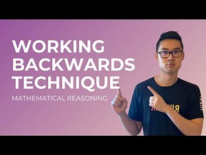 How to Solve Mathematical Reasoning Questions By Working Backwards