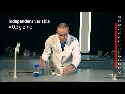 AQA GCSE Chemistry - Investigating variables that affect temp changes in reacting solutions