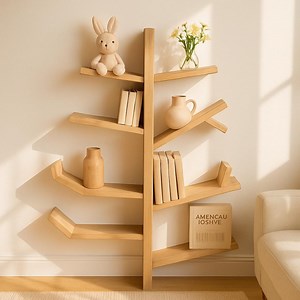 DIY Tree Bookshelf Plan: Wood Cat Climbing Frame (PDF Download, 55 Inches Tall) - Etsy