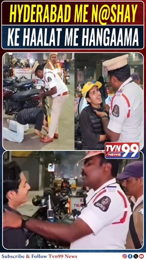 tvn99urdu News 24/7 on Instagram: "HYDERABAD ME N@SHAY KE HAALAT ME HANGAAMA TVN99 News Urdu occasionally features video footage, images, or audio content sourced from third-party platforms including social media, freelance journalists, public contributors, and citizen reporters. This material is used strictly for the purposes of news reporting, public awareness, and educational commentary. TVN99 News Urdu does not claim ownership of such external content unless explicitly mentioned. All efforts