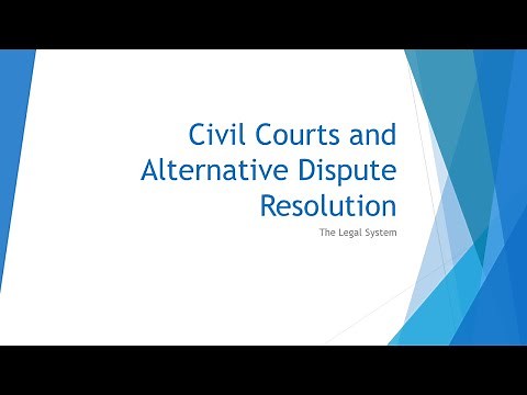 Civil Courts and Alternative Dispute Resolution | OCR A-Level Law