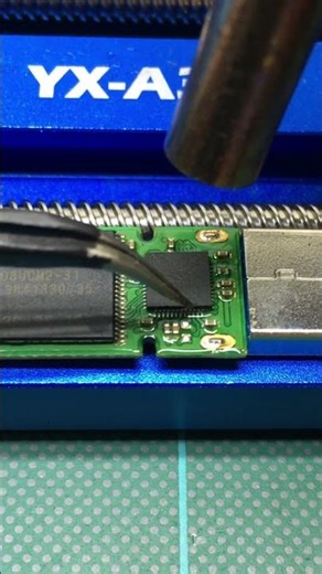 Pen drive storage controller IC replace #shorts