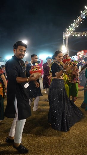 Parag Vora on Instagram: "🌟 Day 6 – Rangoli Dandiya 2025 🌟 The celebration was nothing short of magical with a beautiful flow of crowd swaying to the rhythm. 🙌💃 The love Bhavnagar showered on us was on the next level – pure energy, pure devotion, pure togetherness. ❤️✨ Today, Rangoli Dandiya has become a synonym for culture, tradition & our lok geet… and we are blessed to witness this legacy grow stronger each night. 🌸🎶 Costumes : @theroyalstudiojamnagar Venue : @rangoli.dandiya #RangoliDa