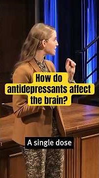 How antidepressants affect your brain with Camilla Nord #shorts #science #neuroscience #psychology