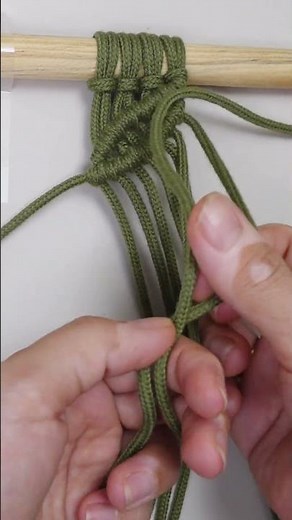 Macrame Leaf Pattern 🌿DIY Knot Design Ideas
