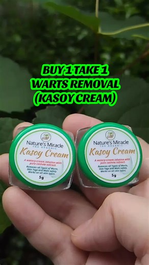 Effective Warts Removal with Kasoy Cream Promotion