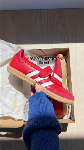 adidas samba jane in red ❤️🍒 #adidas #springfashion #sneakers