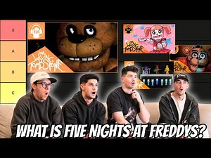WHAT IS THIS GAME?!..Reacting/Ranking EVERY Five Nights at Freddys Song 1-6 | FIRST TIME REACTION