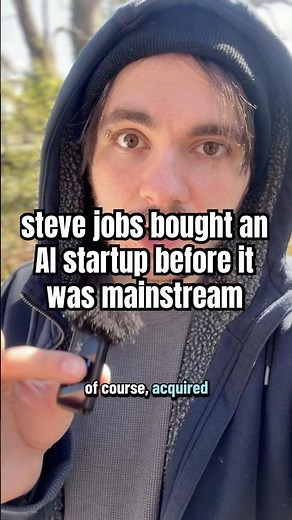 steve jobs bought an AI startup 16 years ago