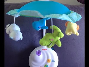 Unboxing Fisher Price 2 in 1 Projection Mobile Precious Planet