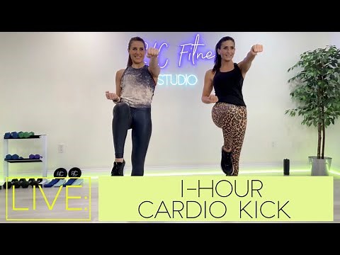 LIVE: CARDIO KICK BOXING / 600+ CALORIE BURNER / 1 HOUR