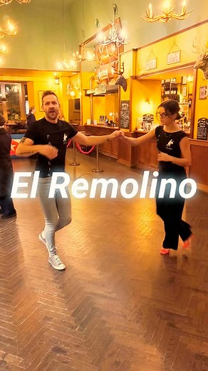 Here is El Remolino (the swirl) from Tuesday night’s improver/intermediate Cuban Salsa lessons 💃🏻♥️🕺🏼 #cubansalsa #practice #dancingislife | Bailamos
