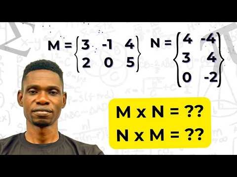 Matrix Multiplication Explained: 2×3 and 3×2 Matrices