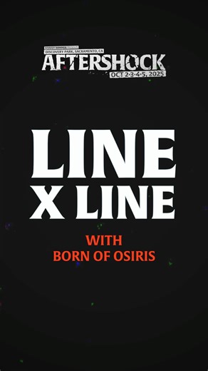 Ronnie from Born of Osiris is here with our first Line X Line feature breaking down their new single "Through Shadows." Take a look into inspiration of the new song and get ready to hear it live this October at Aftershock! Passes are flying at on.aftershockfestival.com/trk/BornOfOsiris | Aftershock Festival