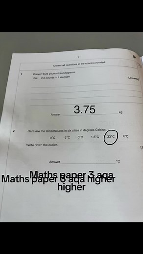 Maths Paper 3 AQA Higher Mark Scheme Guide for 2025