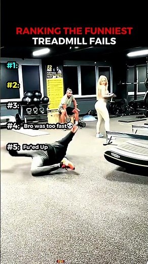 Ranking The Funniest Treadmill Fails Ever 😱😂