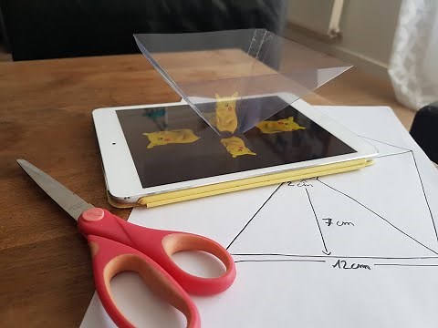 Tuto Pyramide à hologrammes