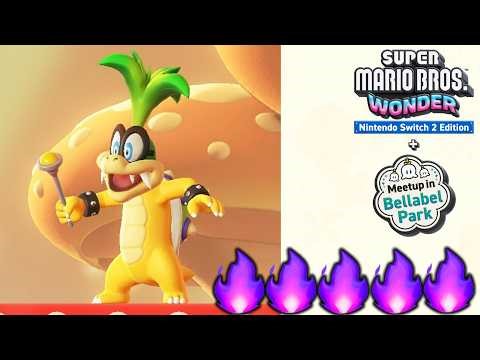 Super Mario Bros. Wonder - Mighty Iggy Boss Fight (Small Mario)