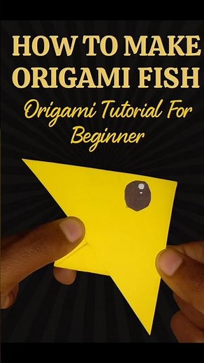 How to Make Origami Fish 🐟 | Easy DIY Paper Fish Tutorial