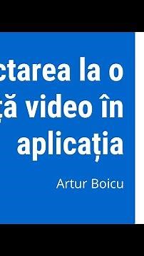Conectarea la o ședință video în aplicația ZOOM pe telefon sau tabletă | Artur Boicu