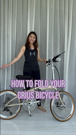 How to fold your Crius Velocity Foldable Bicycle