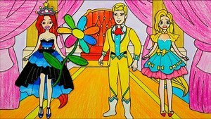 星星童话：星星公主种出七彩花朵被坏女孩调换了
