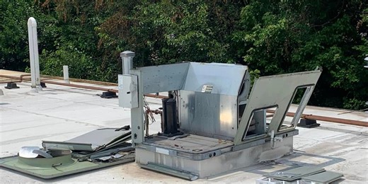 Ice cream shop closed after air conditioning unit torn apart in copper wire theft