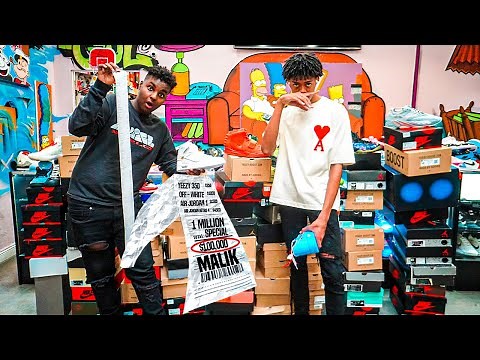 Millionaire takes friend on $100,000 Dollar Shoe Shopping Spree!!! (1 MILL SPECIAL)