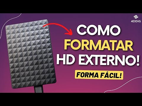 Como FORMATAR um HD Externo de Forma Fácil e Totalmente Grátis! Em 2024